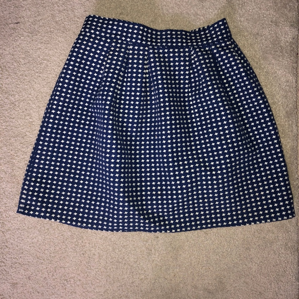 Embroidered High Waisted Skirt